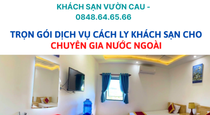 Khách Sạn Vườn Cau Hotel Tây Ninh- Khách sạn cách ly cho chuyên gia